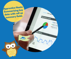 Apprentice Hoots: Achieving data insights by summarising data with Salesforce roll-up summary and formula fields