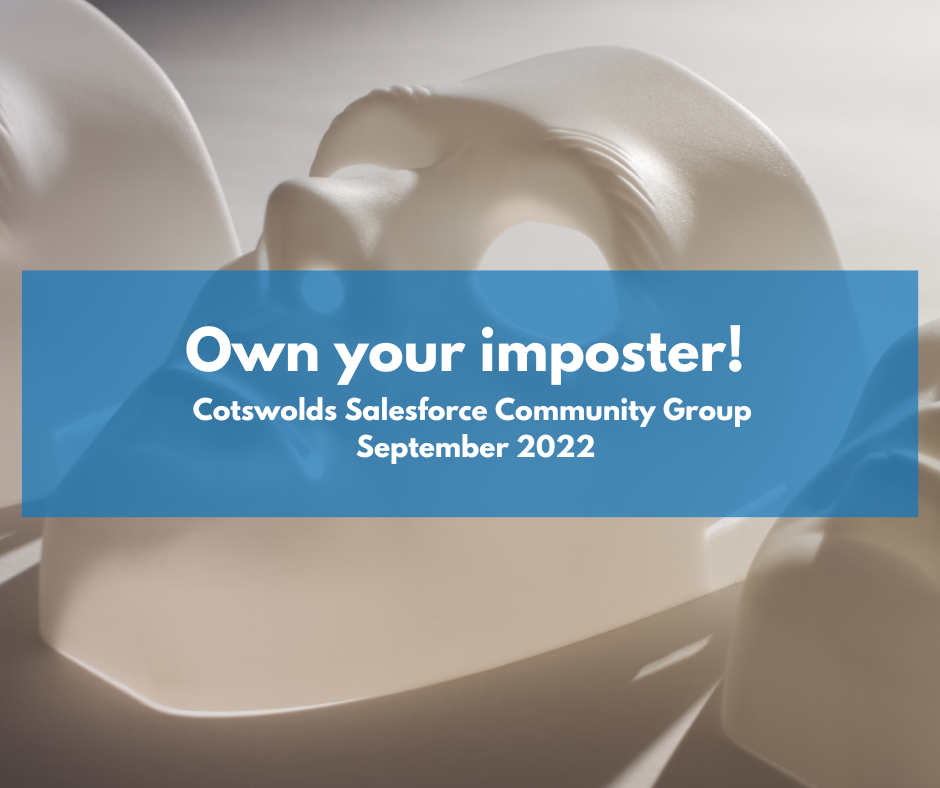 Cotswolds Community Group: Own your imposter!