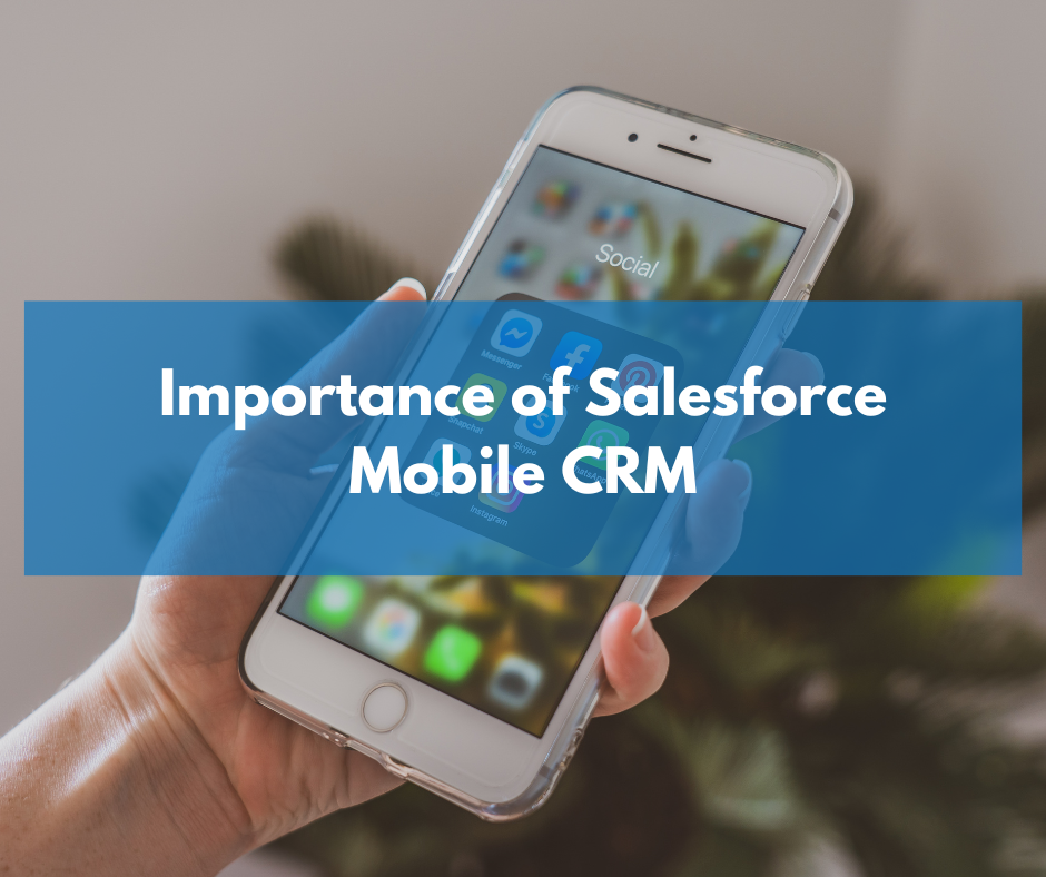 The importance of Salesforce mobile CRM