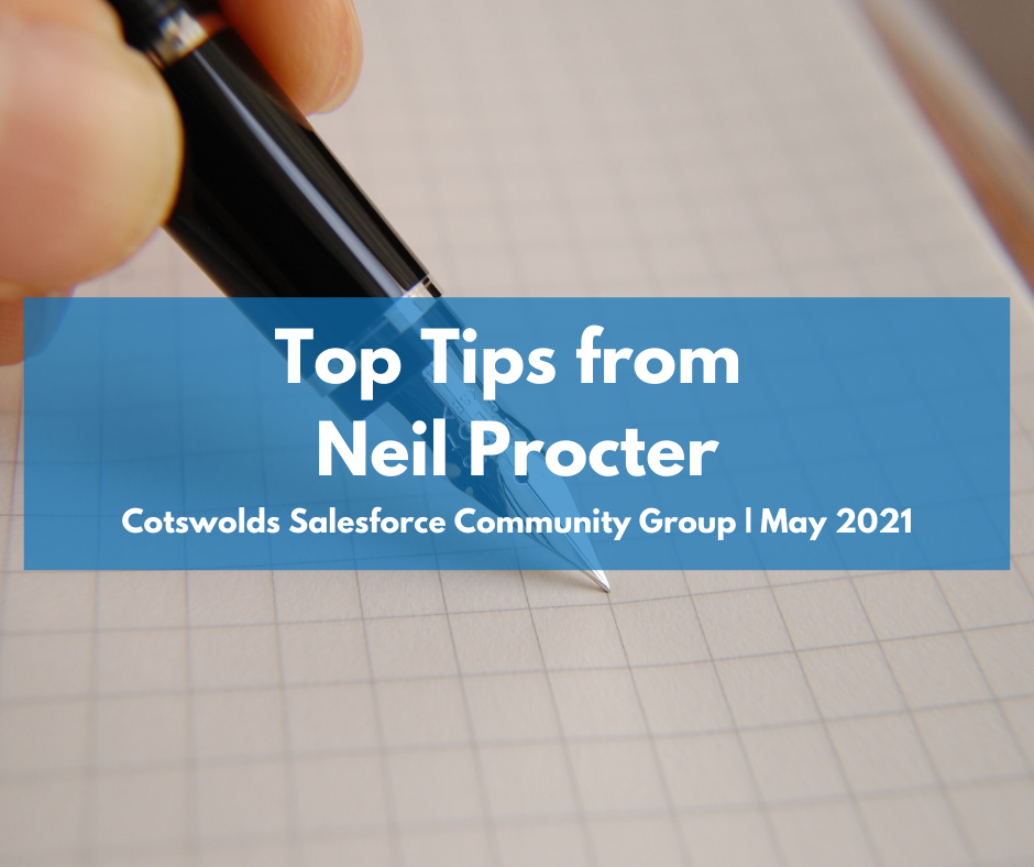 Top tips you need to know from Neil Procter – Cotswolds Community Group