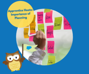 Apprentice Hoots: The Importance of Planning