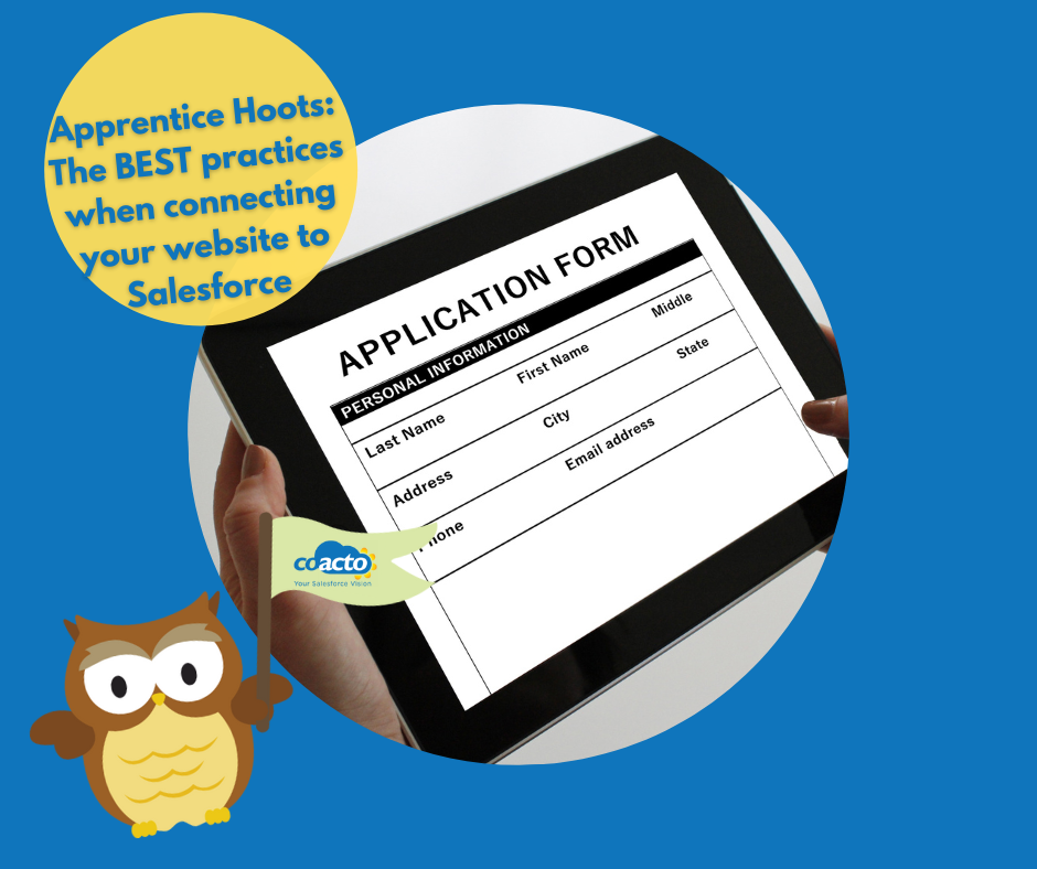 Apprentice Hoots: The BEST practices when connecting your website to Salesforce using Web-to-Lead