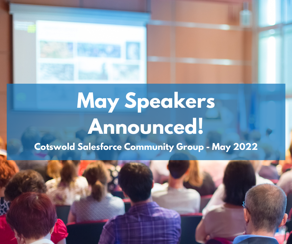 Cotswolds Community Group: May Speakers Announced