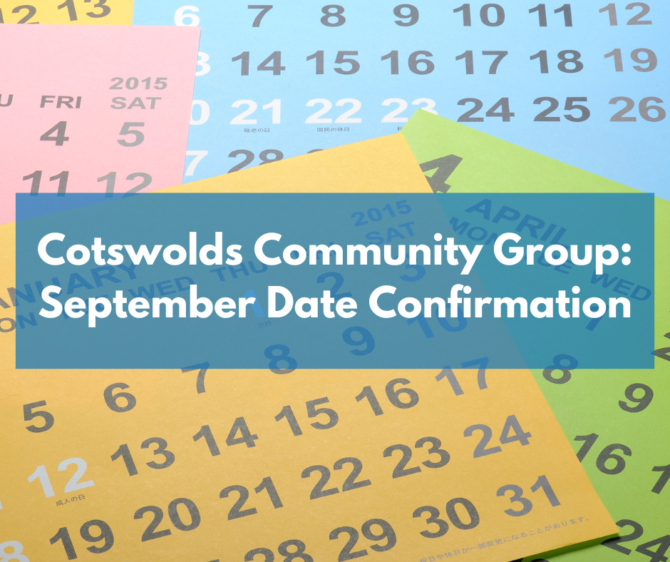 Cotswolds Salesforce Community Group: September Date Confirmation